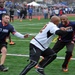 Amputee Player Rushes to Yank Flag from Former NFL Stars in Charity Game