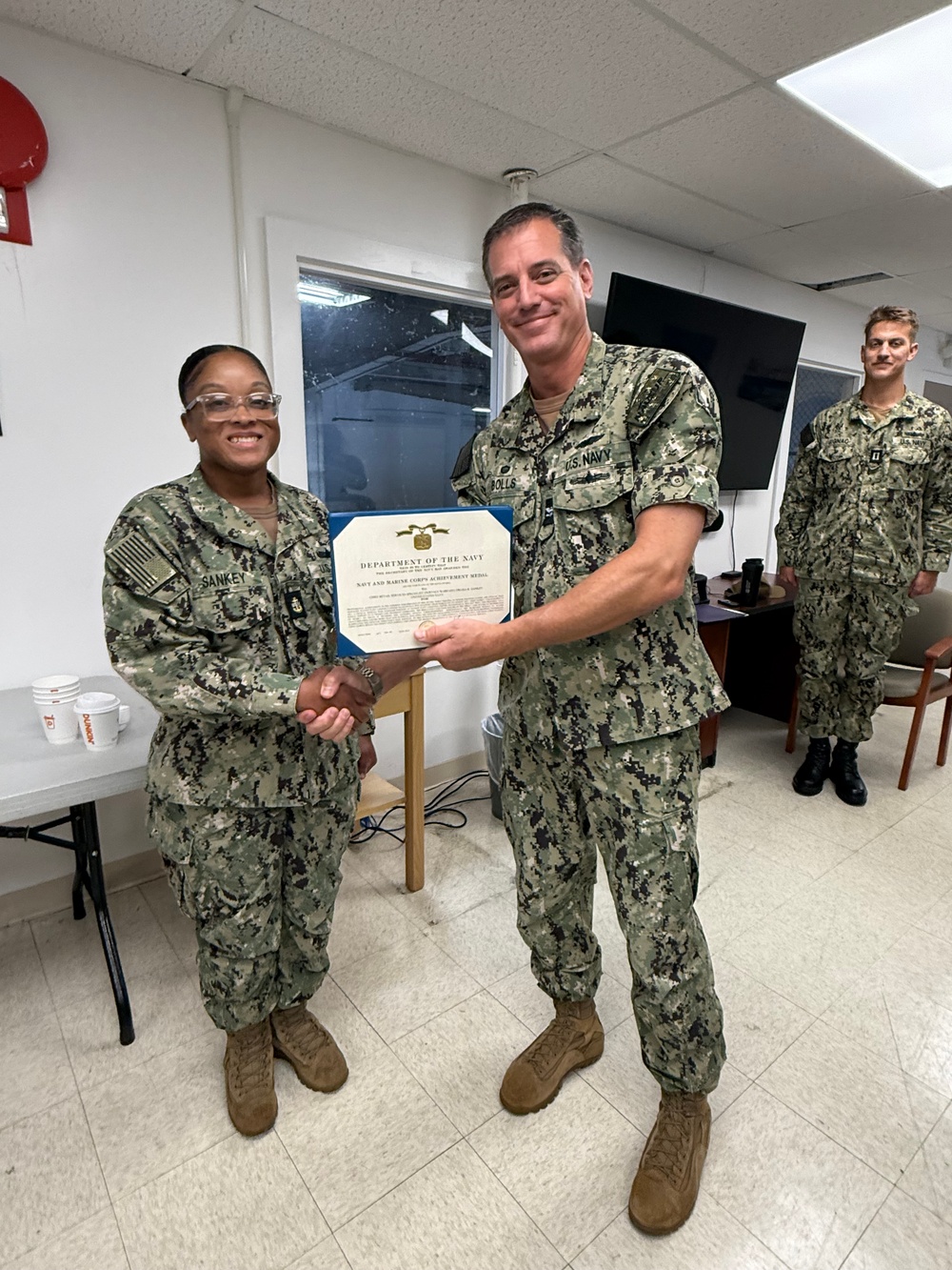 RSC Sankey receives Navy and Marine Corps Achievement Medal