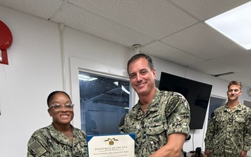 RSC Sankey receives Navy and Marine Corps Achievement Medal
