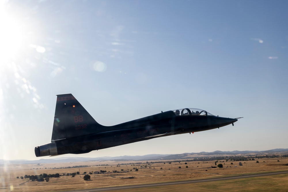 Beale AFB T-38's fly above California air space