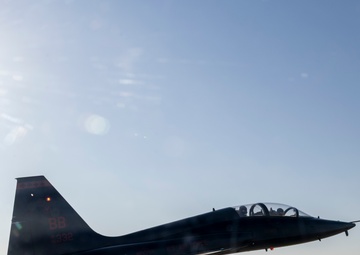 Beale AFB T-38 takes off from Beale AFB