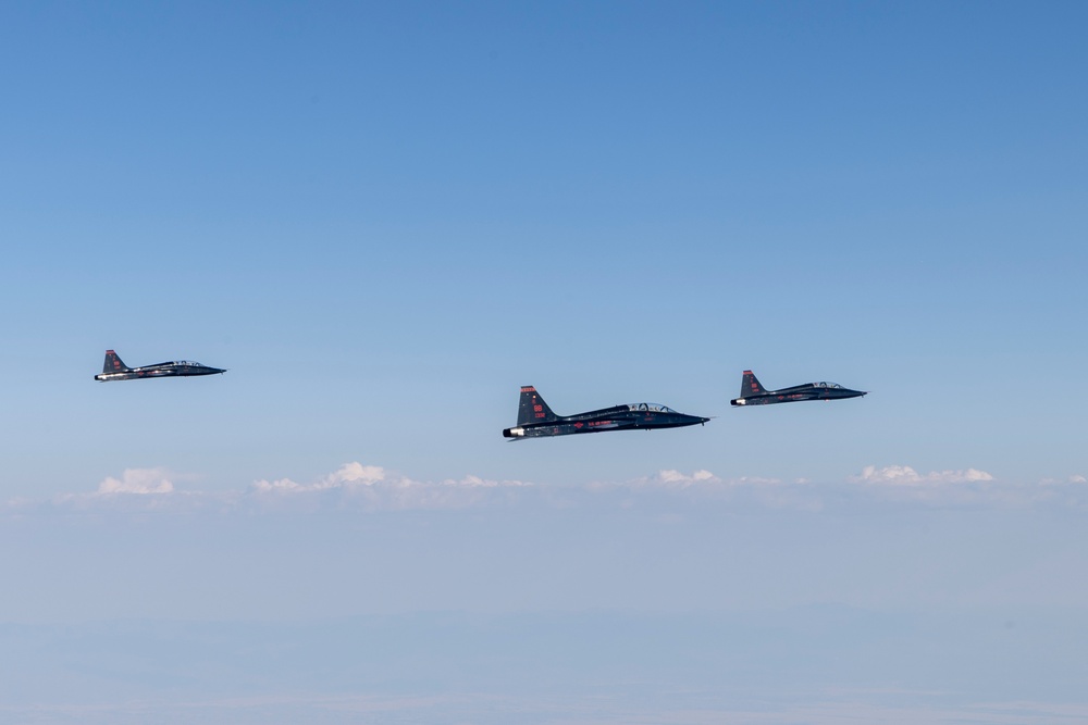 Beale AFB T-38's fly above California air space