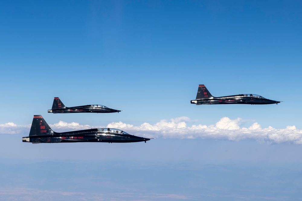 Beale AFB T-38's fly above California air space
