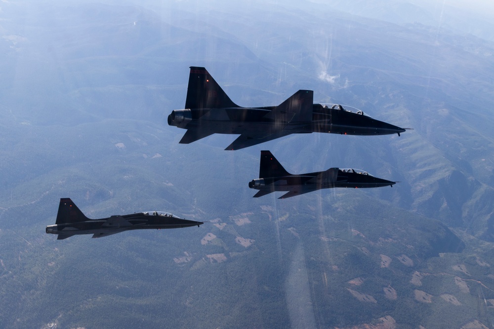 Beale AFB T-38's fly above California air space
