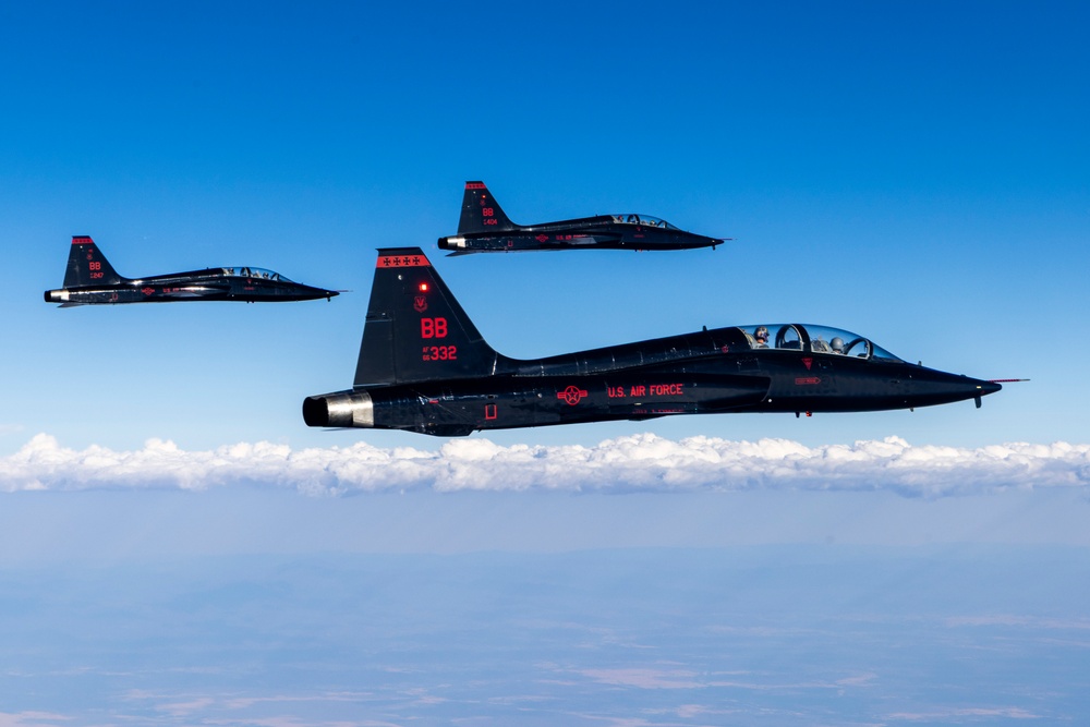 Beale AFB T-38's fly above California air space