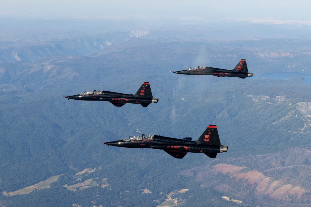 Beale AFB T-38's fly above California air space