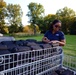 USO Volunteer Packs Warrior Supplies at Vice President's Residence