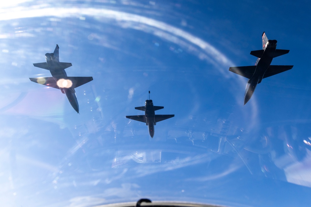 Beale AFB T-38's fly above California air space