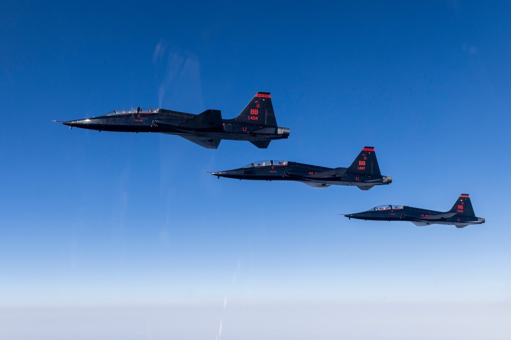 Beale AFB T-38's fly above California air space