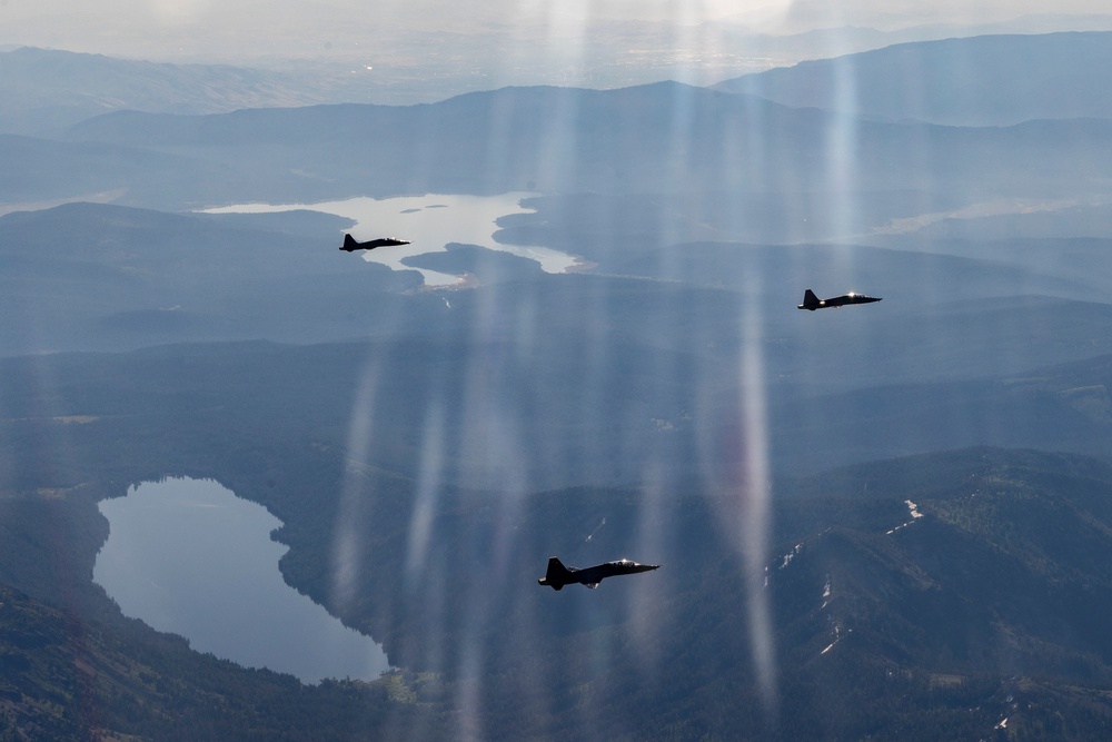 Beale AFB T-38's fly above California air space