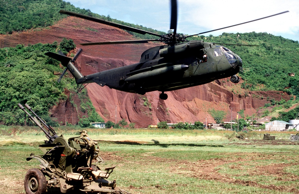 U.S. Marines Recover Soviet Anti-Aircraft Weapon in Grenada Invasion