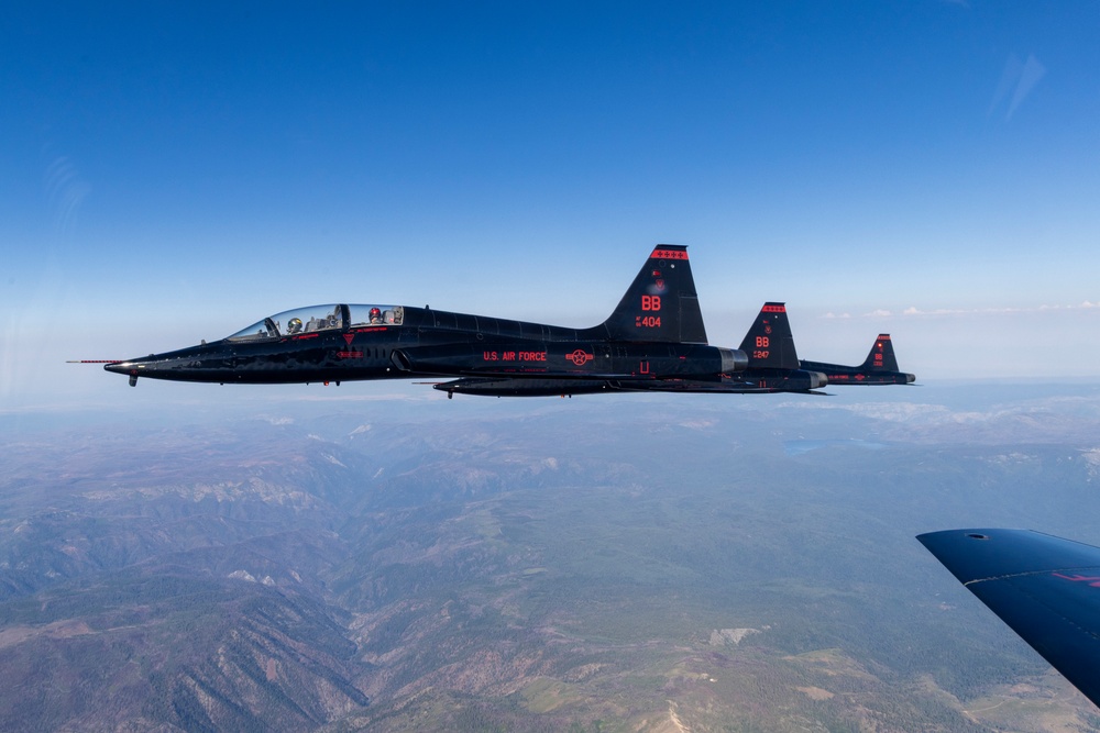 Beale AFB T-38's fly above California air space