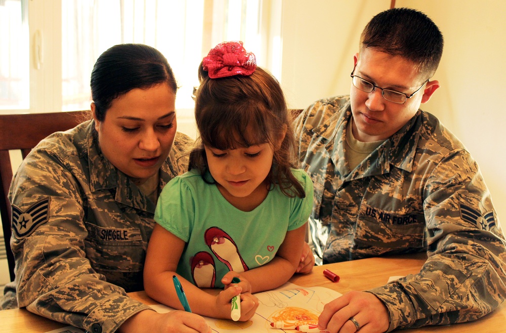Air Force Family Enjoys Downtime at Joint Base Lewis-McChord