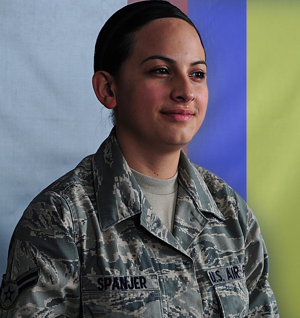 Airman 1st Class Andrea Spanjer Finds New Home in U.S. Air Force
