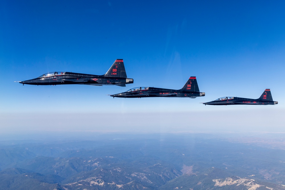 Beale AFB T-38's fly above California air space