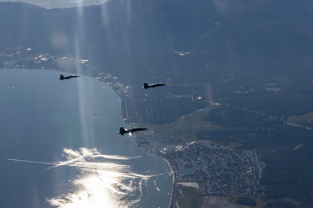 Beale AFB T-38's fly above California air space