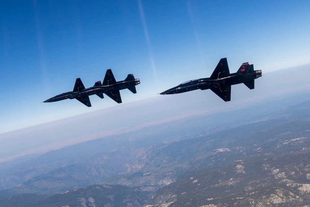 Beale AFB T-38's fly above California air space