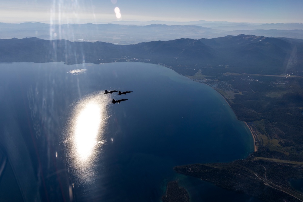 Beale AFB T-38's fly above California air space