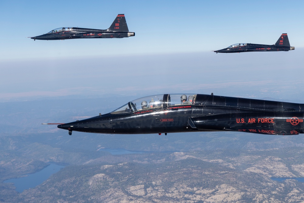 Beale AFB T-38's fly above California air space