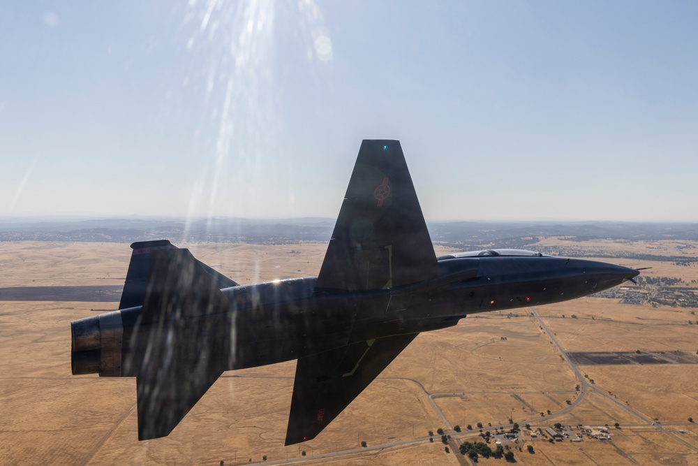 Beale AFB T-38's fly above California air space