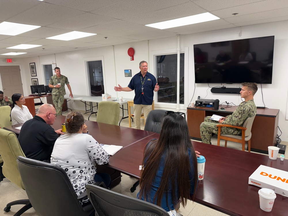 NAVSUP FLC Jacksonville leaders hold all hands at site NAS Key West