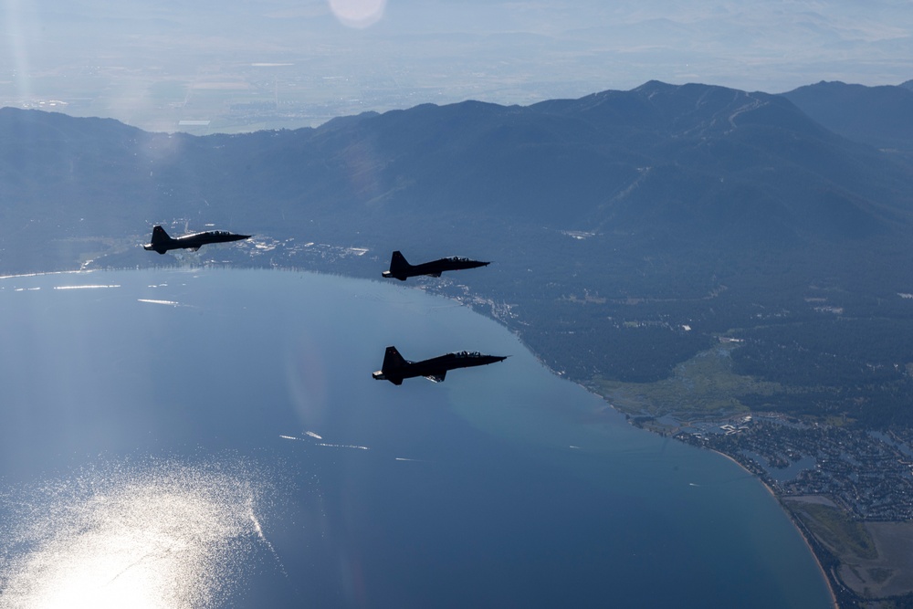 Beale AFB T-38's fly above California air space