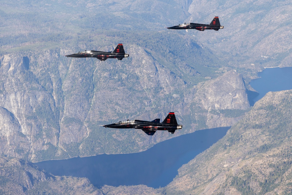 Beale AFB T-38's fly above California air space
