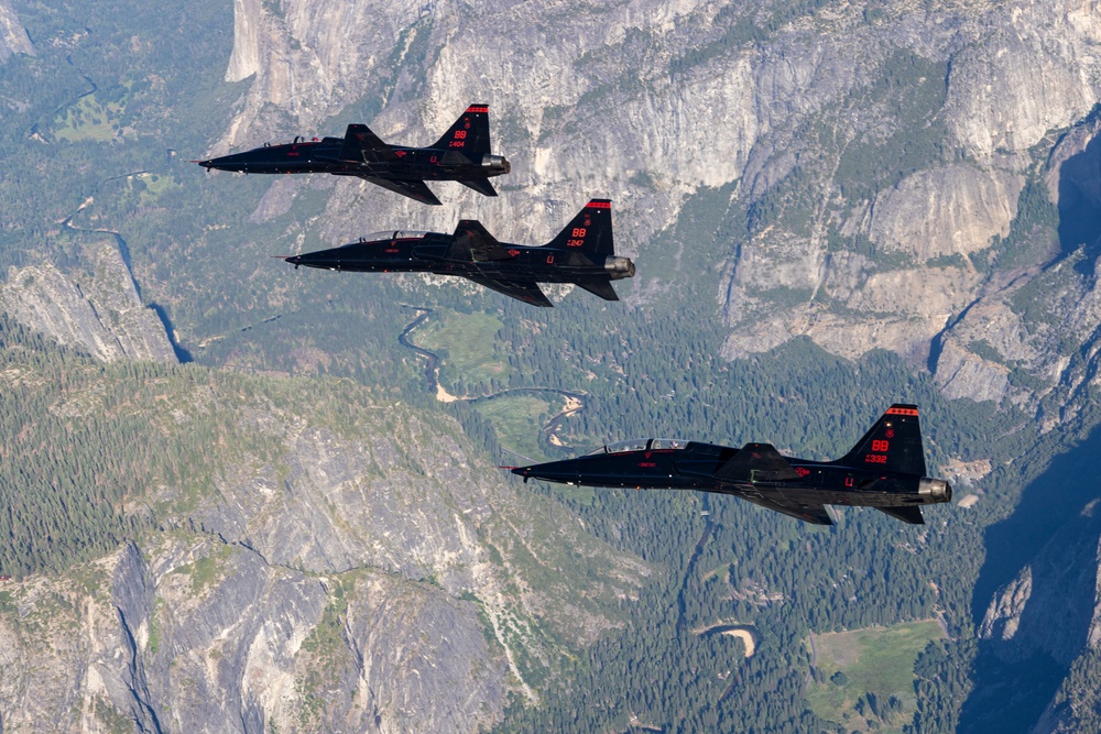 Beale AFB T-38's fly above California air space