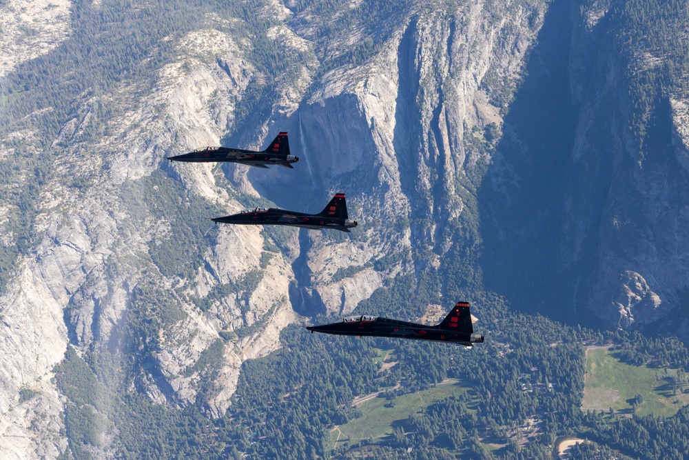 Beale AFB T-38's fly above California air space