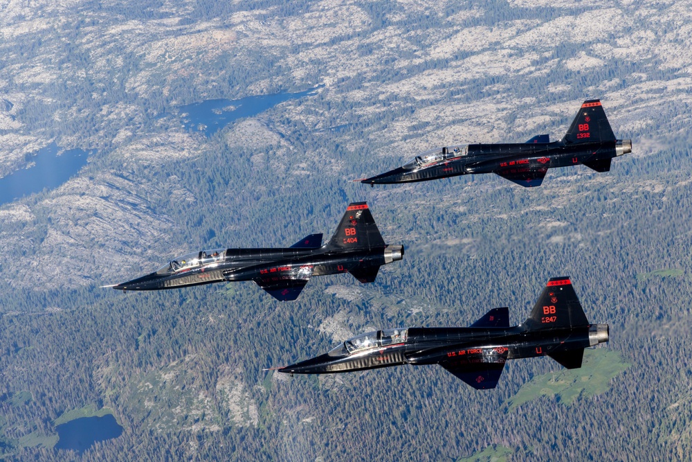 Beale AFB T-38's fly above California air space
