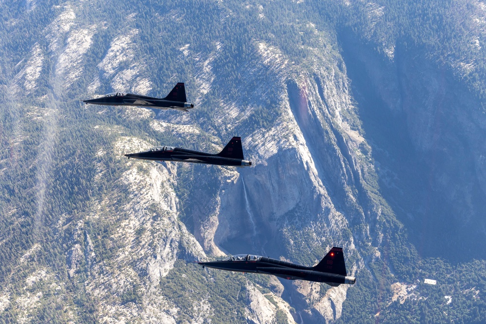 Beale AFB T-38's fly above California air space
