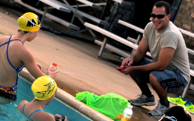 Air Force Airman Coaches Local Swim Team in Alabama