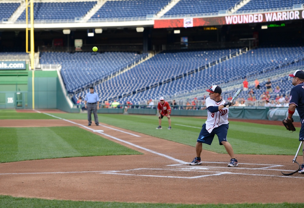 Former Army Sergeant Plays in Wounded Warriors Softball Classic