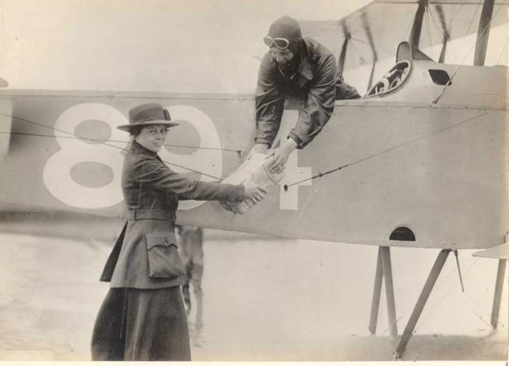 Marines Magazine Delivered by Seaplane to Quantico in 1919