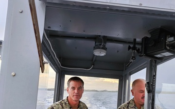 Capt. Bolls on U-boat at NS Guantanamo Bay