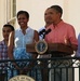 Obama Celebrates Independence Day with Troops, Families at White House