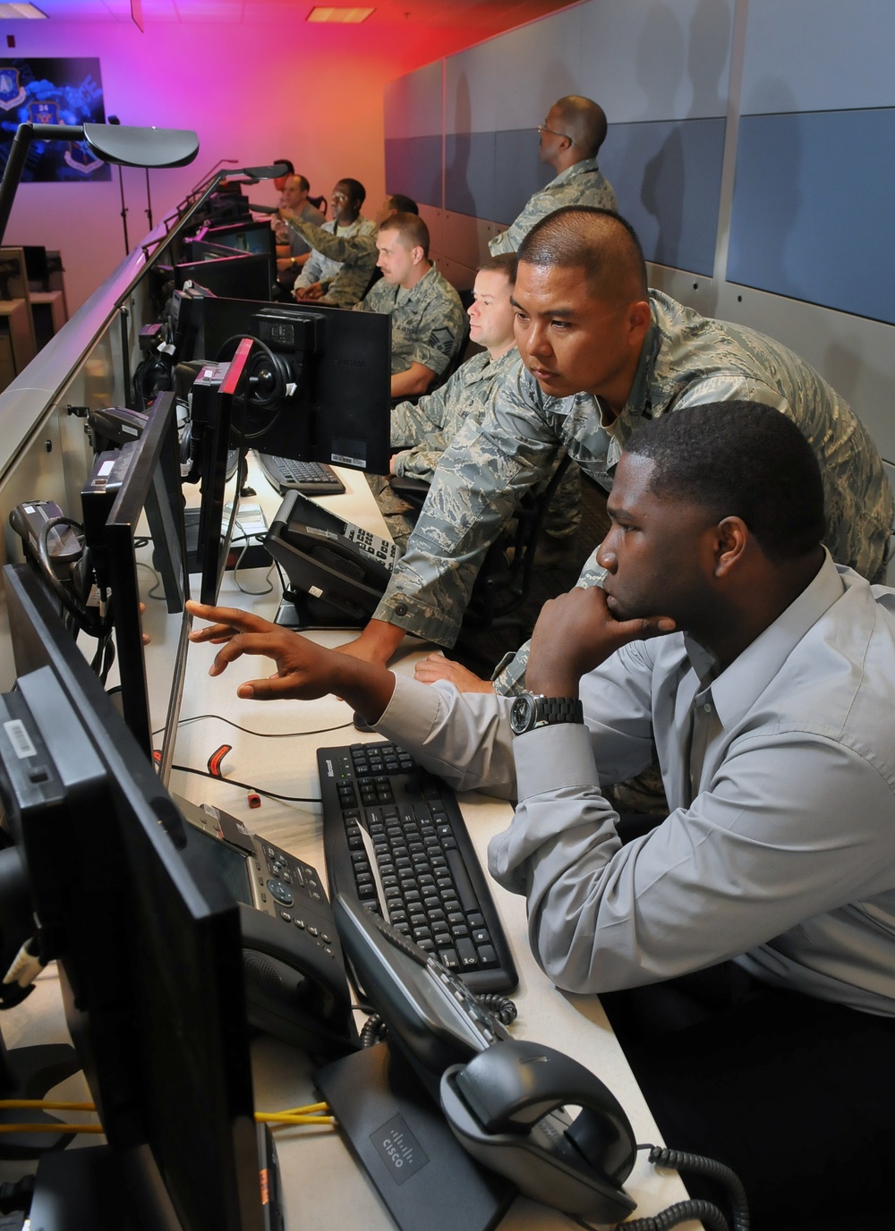 Air Force Master Sgt. Performs Preflight Checks on KC-10 Extender