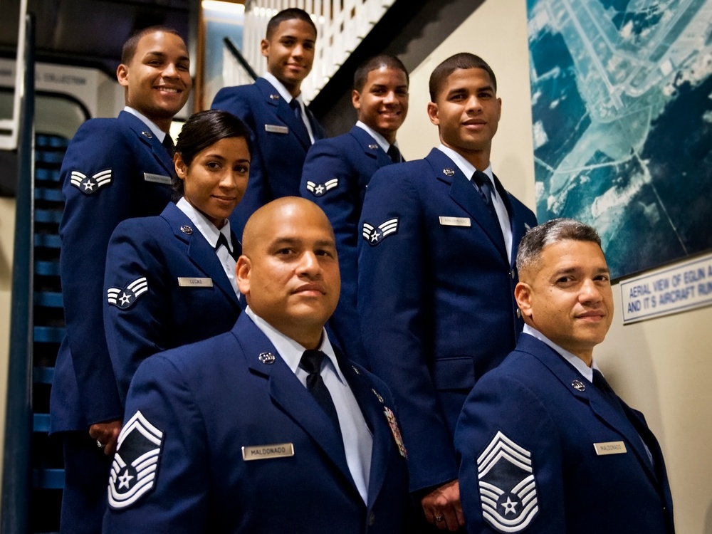 Air Force Family Gathers for Senior Master Sgt. Maldonado's Retirement