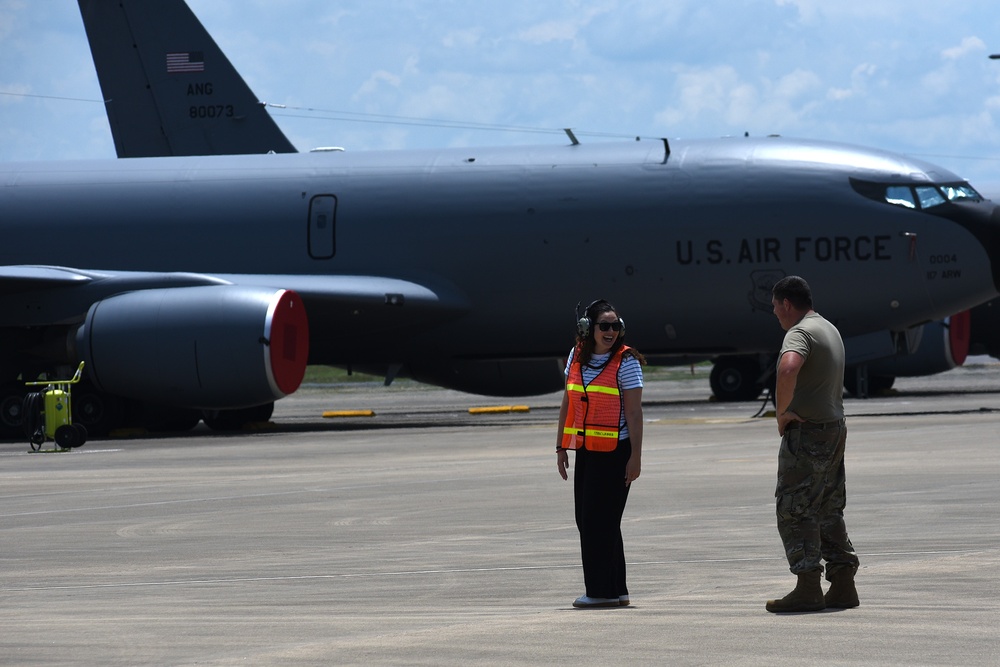 Experienced aviator takes final flight