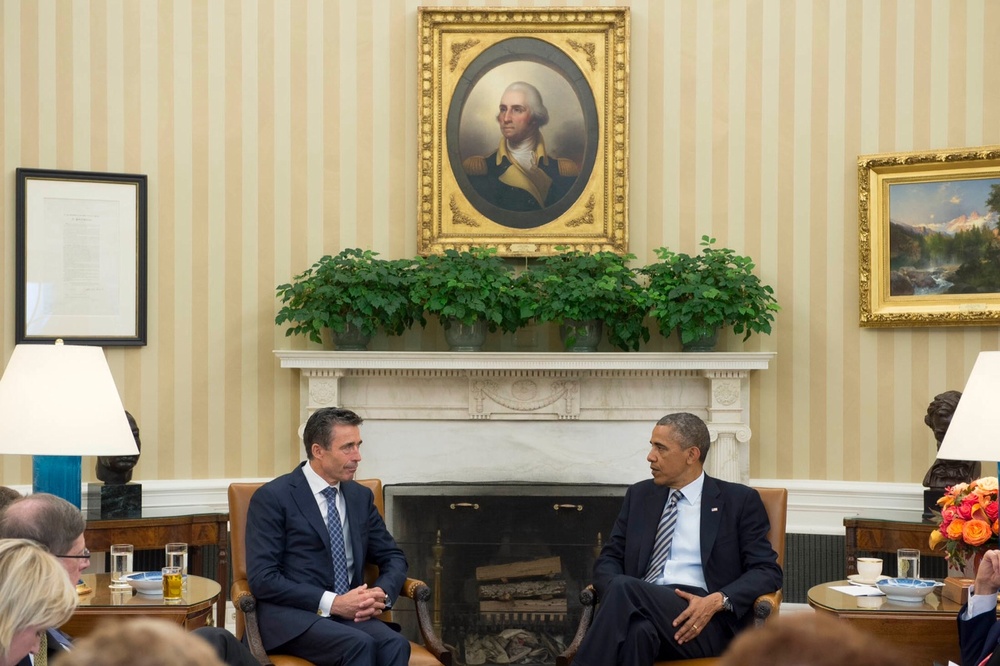 Obama and NATO Chief Discuss Security Cooperation