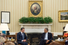 Obama and NATO Chief Discuss Security Cooperation