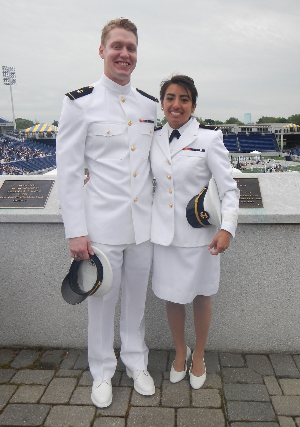 Naval Academy Graduates Undaunted by Stormy Weather