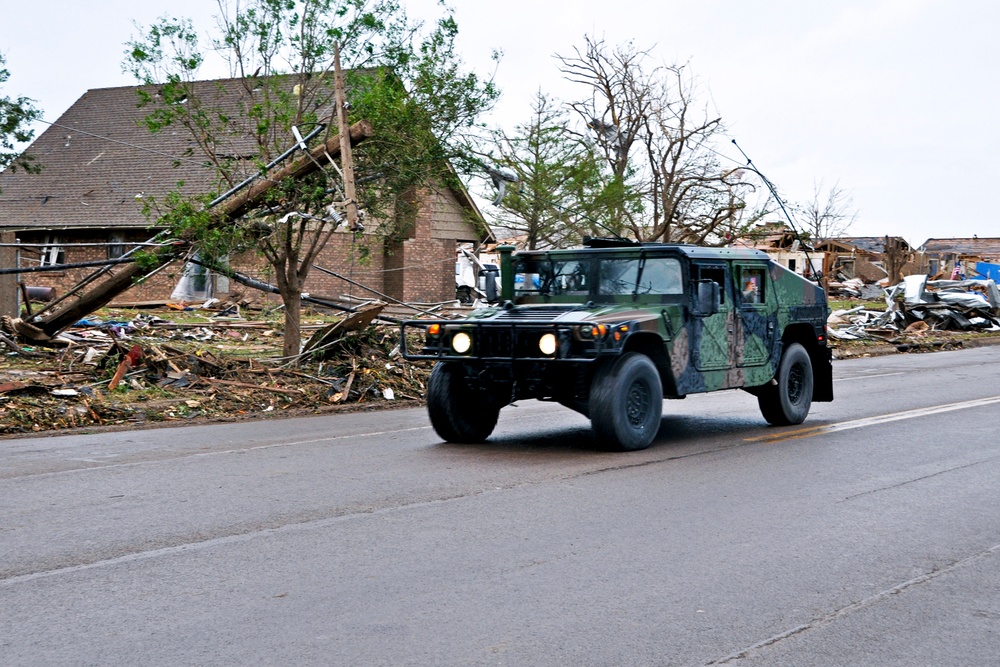 Oklahoma National Guard Responds to Tornado Devastation in Moore