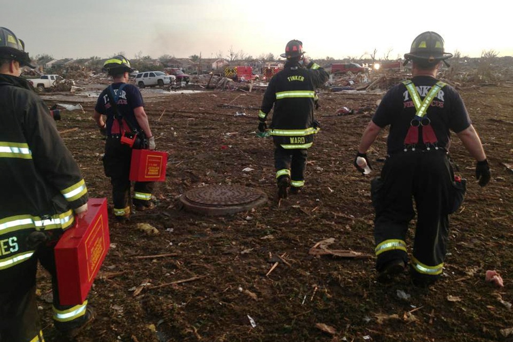 Tinker Fire and Emergency Services Respond to Devastating Moore, Oklahoma Tornado