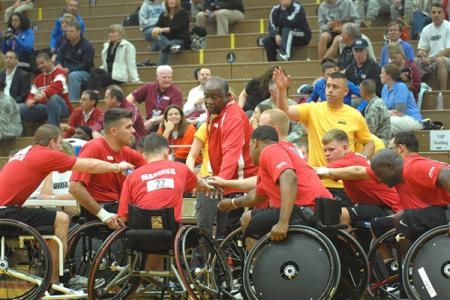 Wheelchair Basketball Coach Leads Team at Warrior Games