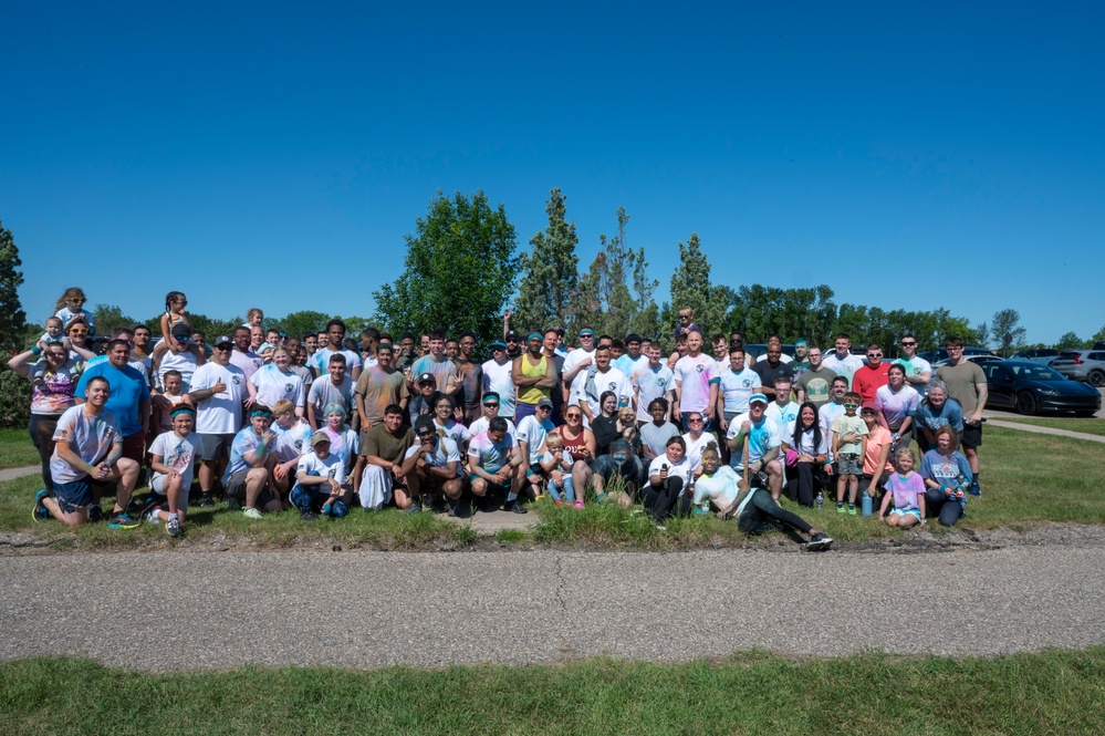 891st MSFS particpates in Mental Health Color Run
