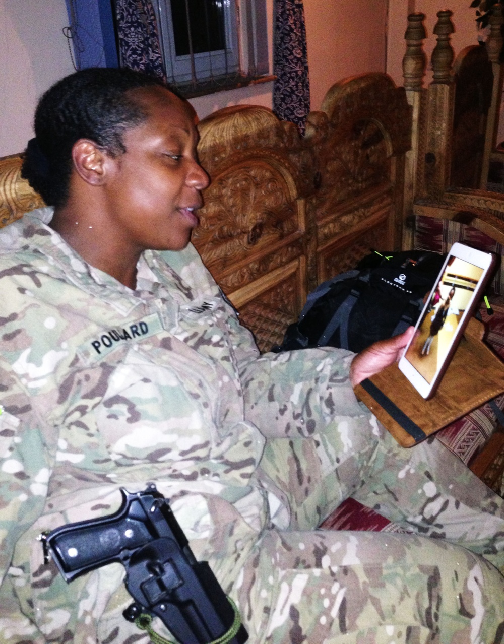 Army Major Spends First Mother's Day Deployed Overseas