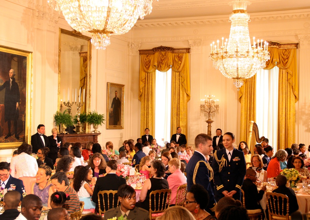 White House Hosts Joining Forces Mother's Day Tea for Military Families