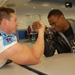 Army Reserve Officer Arm-Wrestles High School Football Player