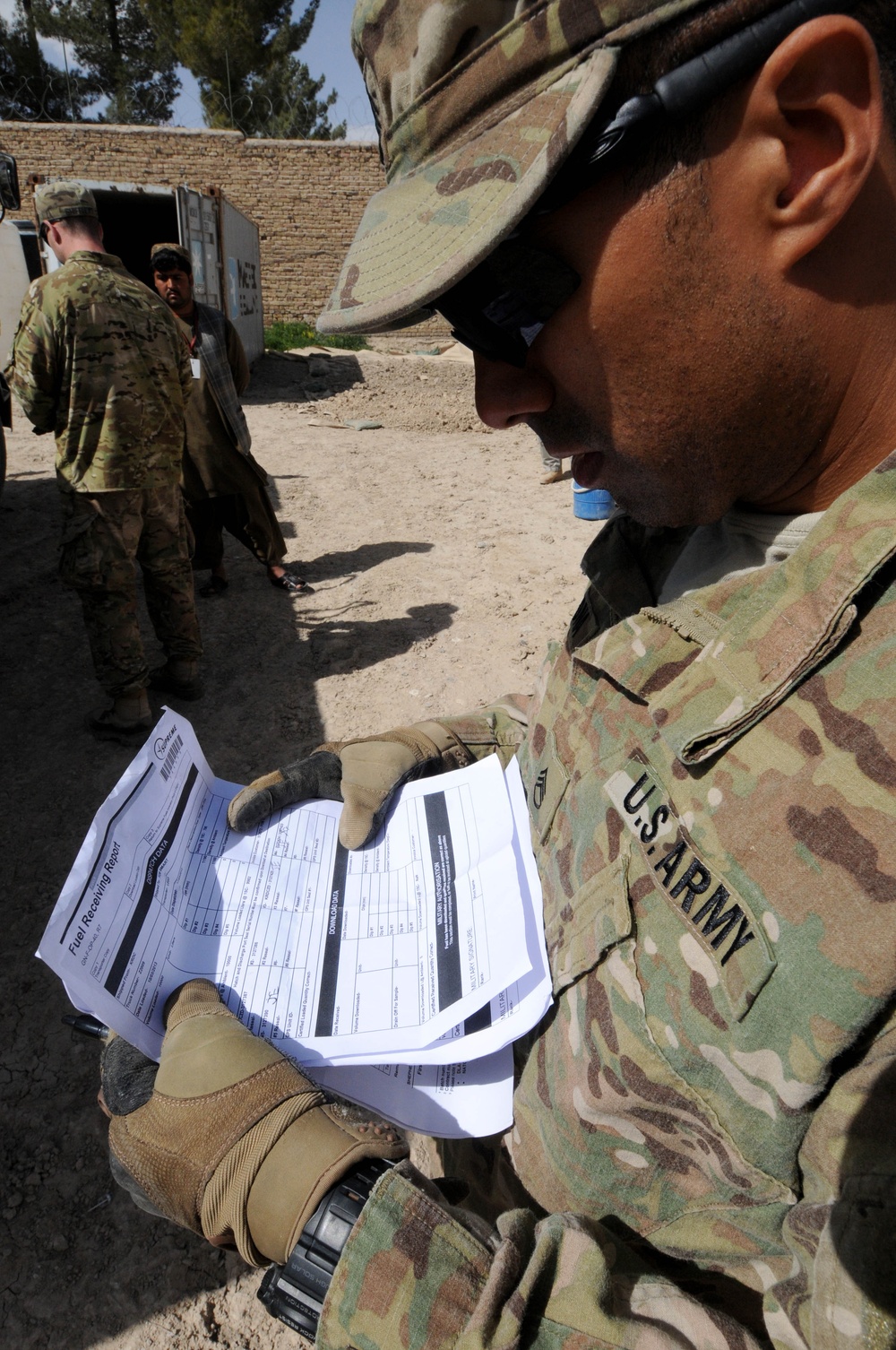 Army Staff Sgt. Oversees Fuel Supply at Forward Operating Base in Afghanistan